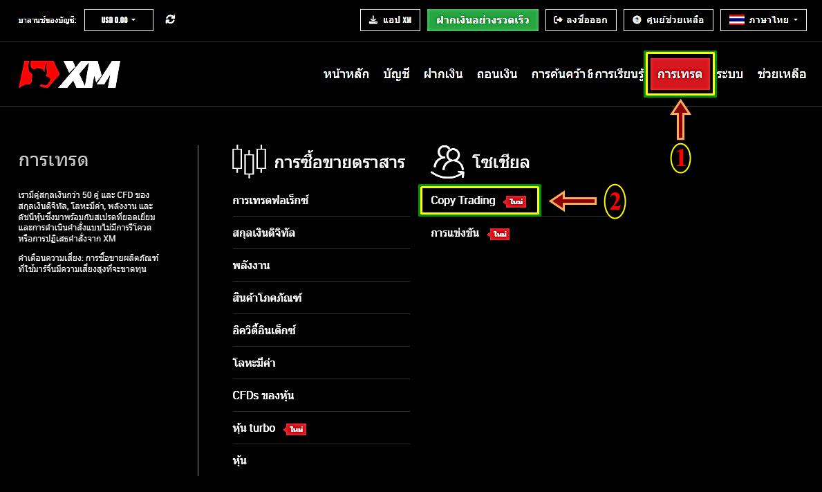 การเปิดบัญชีผู้จัดการกลยุทธ์ xm copy trading